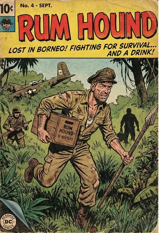 A vintage 'Rum Hound' adventure comic